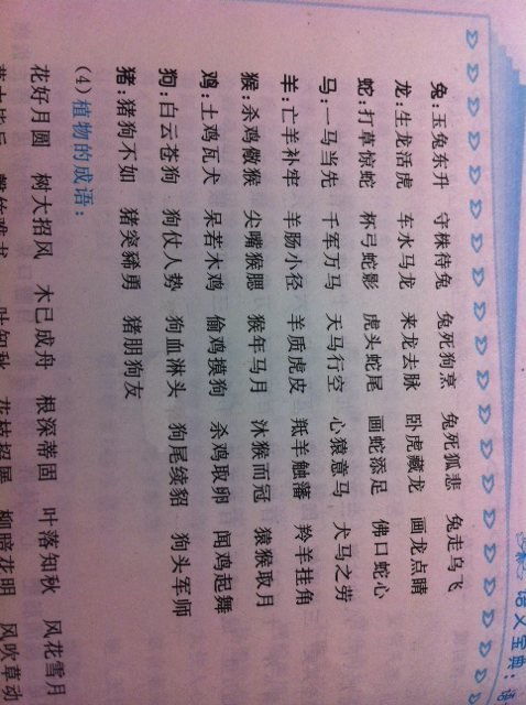 歇后語,詩句,成語