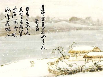 關(guān)于描寫冬天雪的詩句古詩大全