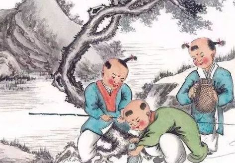 描寫兒童趣事的古詩句有