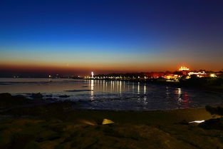 海邊夜景的古詩句