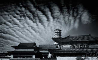 山中寺廟的古詩句