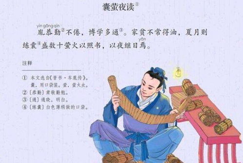 囊螢夜讀古詩(shī)詩(shī)句翻譯,囊螢夜讀的詩(shī)句,囊螢夜讀古詩(shī)原文