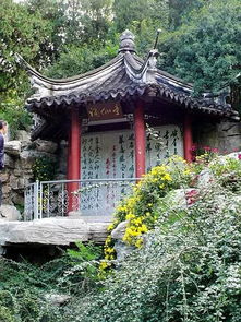 詩句,坐在,亭子里