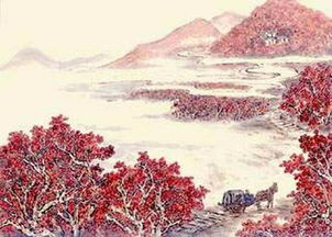 山行古詩的詩意解釋,山行古詩的意思解釋,山行古詩的每一句的解釋