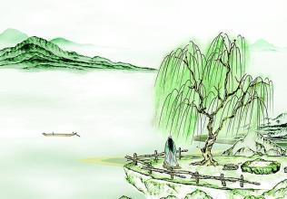 柳樹已吐出新芽的詩句古詩