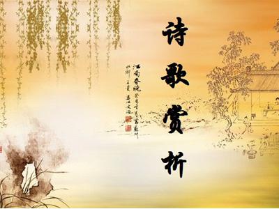 古詩詞的詩句如何鑒賞