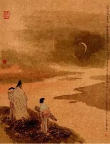 暮江吟古詩描寫夜晚的詩句