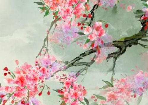 一起寫桃花和梨花的古詩句