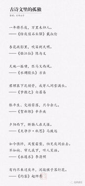 關(guān)于孤寂的文詩(shī)句