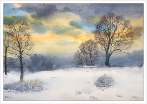 關(guān)于黃昏和雪的詩句