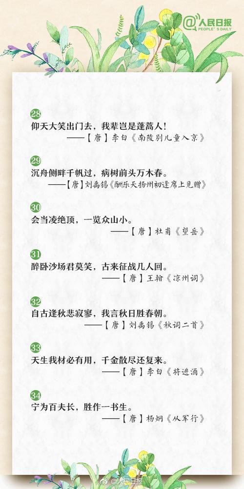 奮發(fā)向上,詩句,中小學生,激勵