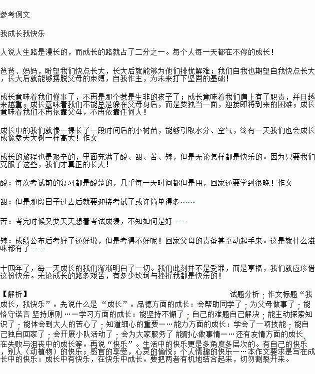 快樂為話題的600字作文開頭和結(jié)尾
