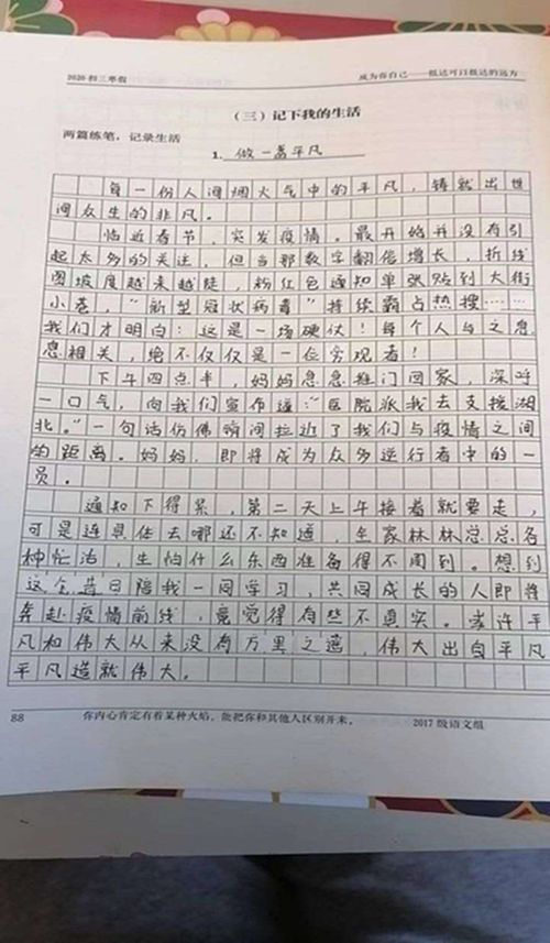 人間煙火作文開頭