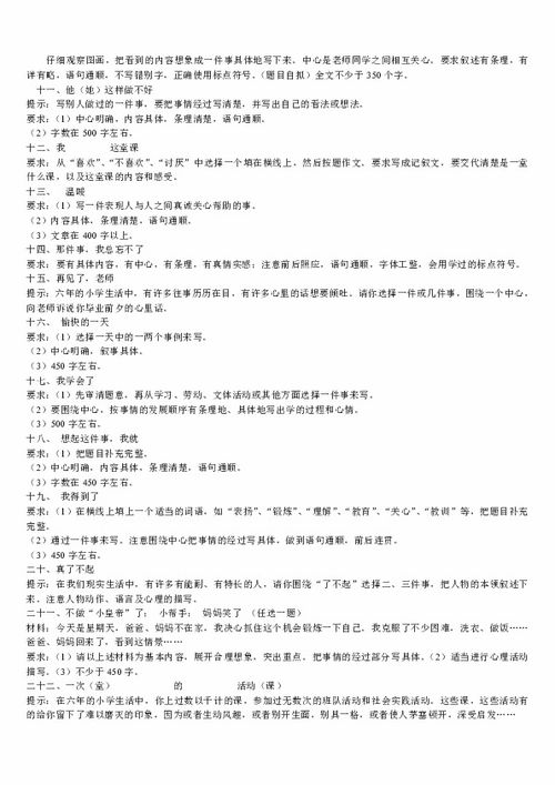 小學(xué)畢業(yè)作文開頭段