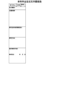 對(duì)于本科開(kāi)題報(bào)告內(nèi)容的分析(本科開(kāi)題報(bào)告內(nèi)容的分析)