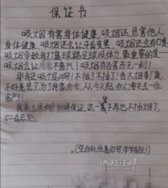 關(guān)于抽煙的保證書(關(guān)于抽煙的保證書)