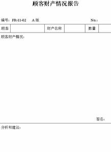 情況報告的格式(情況報告的格式)