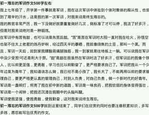 小學(xué)最難忘的一次軍訓(xùn)作文開頭結(jié)尾