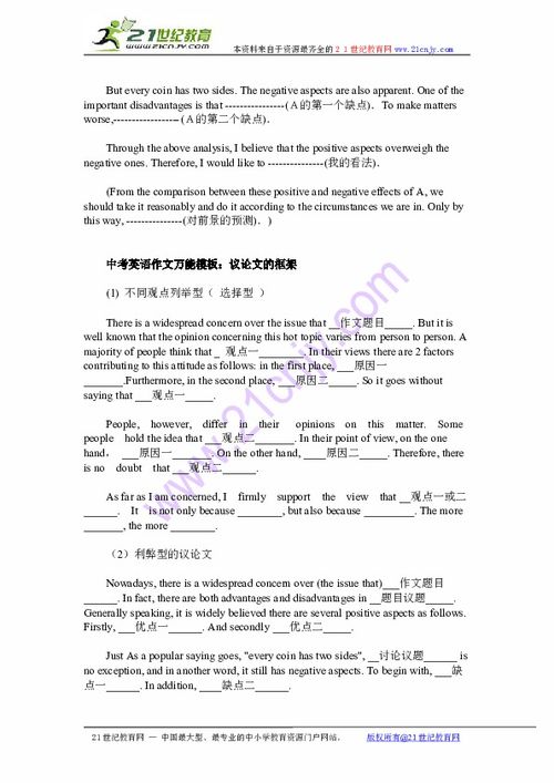 英語二自學(xué)考試作文萬能開頭