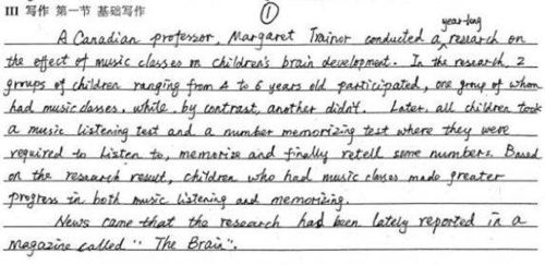 高考英語作文只寫了開頭