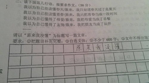 原來(lái)她他是什么作文開(kāi)頭