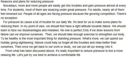 初中寫回信作文英語開頭