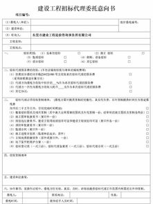 工程招標代理方案策劃(工程招標代理合同模板)