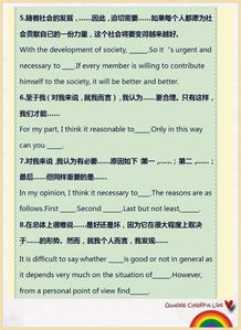 萬能英語作文開頭和結尾