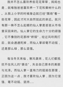 仙人掌科普作文的開頭