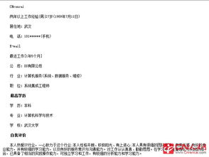 系統(tǒng)集成工程師簡(jiǎn)歷范文(系統(tǒng)集成工程師簡(jiǎn)歷范文)