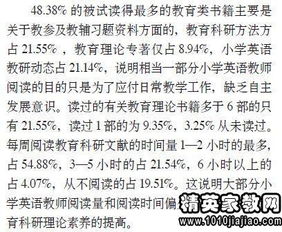 英語(yǔ)教育實(shí)習(xí)調(diào)研報(bào)告(初中英語(yǔ)教育調(diào)研報(bào)告)