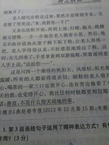 曬出我的作文的開(kāi)頭仿造句