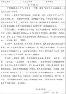 學(xué)生自評報告(節(jié)能自評報告)