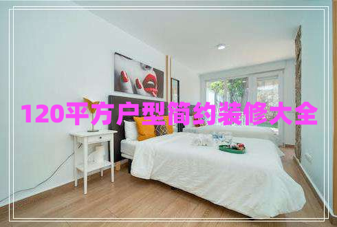 120平方戶(hù)型簡(jiǎn)約裝修大全