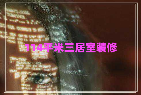 114平米三居室裝修