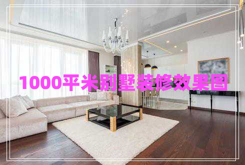 1000平米別墅裝修效果圖 1000平米別墅裝修效果圖