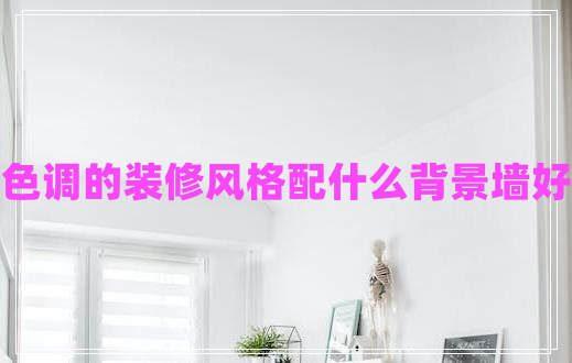 暖色調(diào)的裝修風格配什么背景墻好呢