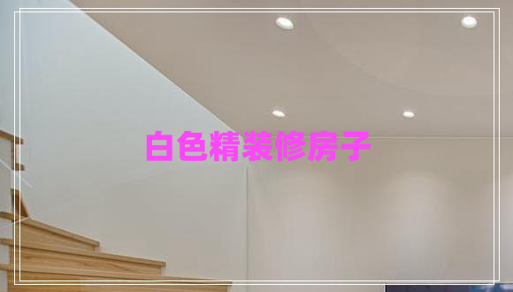白色精裝修房子 白色精裝修房子