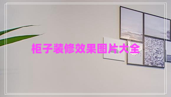 柜子裝修效果圖片大全