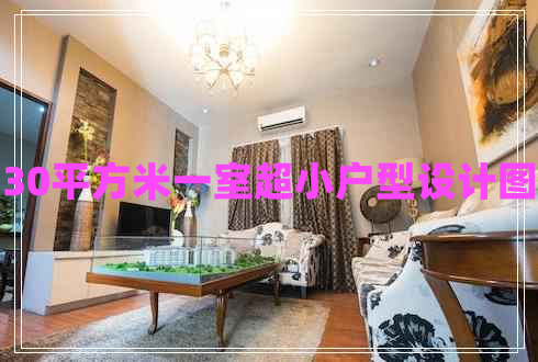 30平方米一室超小戶型設(shè)計(jì)圖