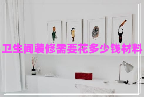 衛(wèi)生間裝修需要花多少錢(qián)材料