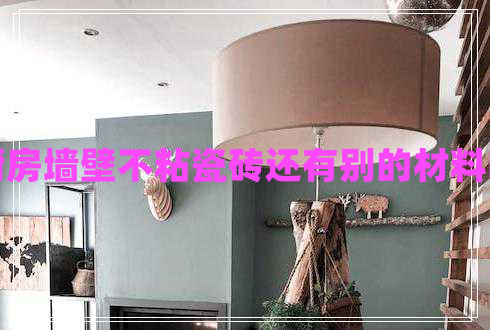 廚房墻壁不粘瓷磚還有別的材料嗎