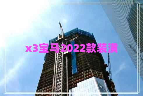 x3寶馬2022款裝潢