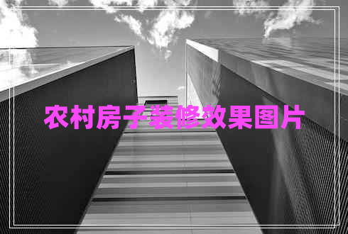 農(nóng)村房子裝修效果圖片 農(nóng)村房子裝修效果圖片