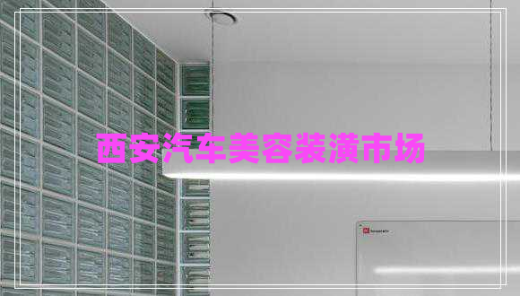 西安汽車(chē)美容裝潢市場(chǎng)