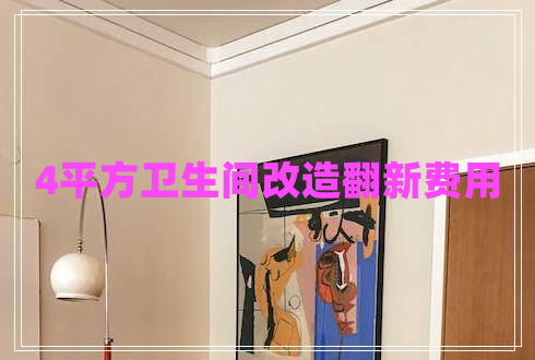 4平方衛(wèi)生間改造翻新費用