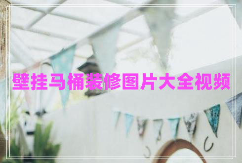 壁掛馬桶裝修圖片大全視頻 壁掛馬桶裝修圖片大全視頻