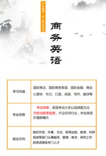 商務英語1月份自考本科的