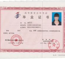 金融自考本科計劃