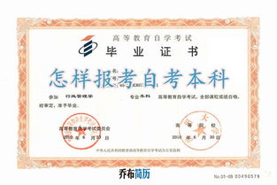 自考本科怎么自己報(bào)考